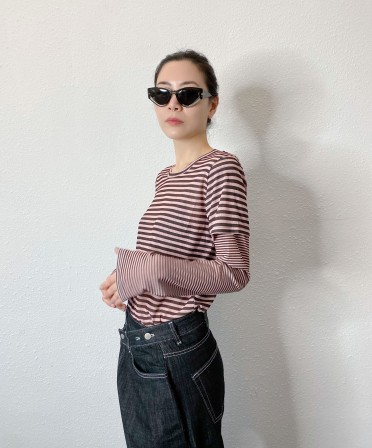 Dirty Pink Double Layer Top #250322